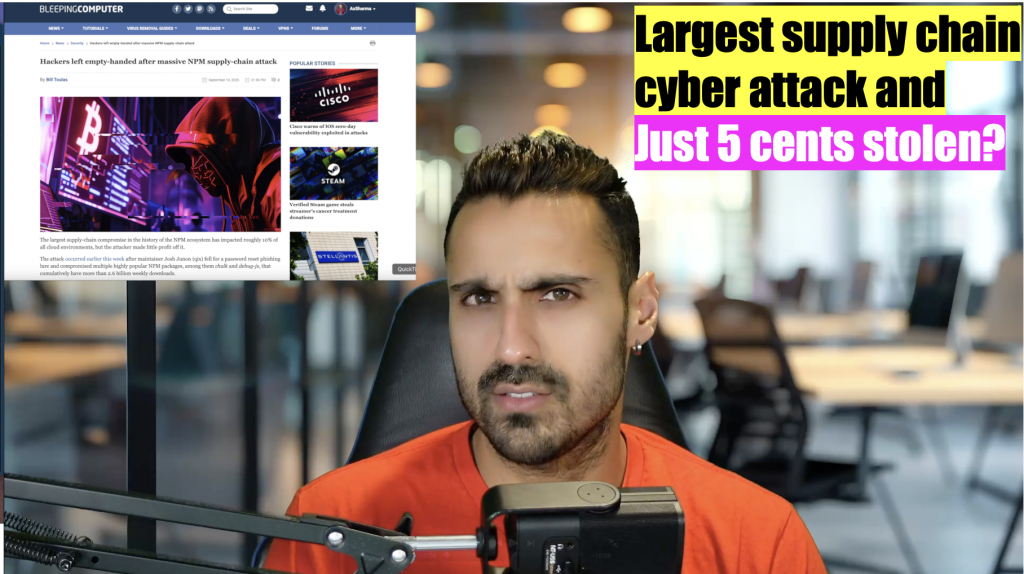 World's Largest Software Supply Chain Attack and just 5 cents stolen
